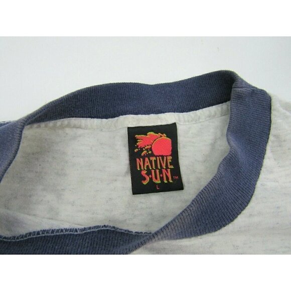 1996 NSRA Street Rod Nationals T-Shirt L Gray Columbus‎ Ohio USA Made Native Sun - Picture 3 of 8